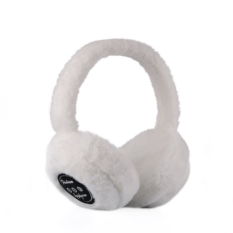 Faux Rabbit Fur Plush Bluetooth Warm Earmuffs - Image 6