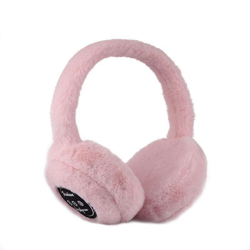 Faux Rabbit Fur Plush Bluetooth Warm Earmuffs - Image 5