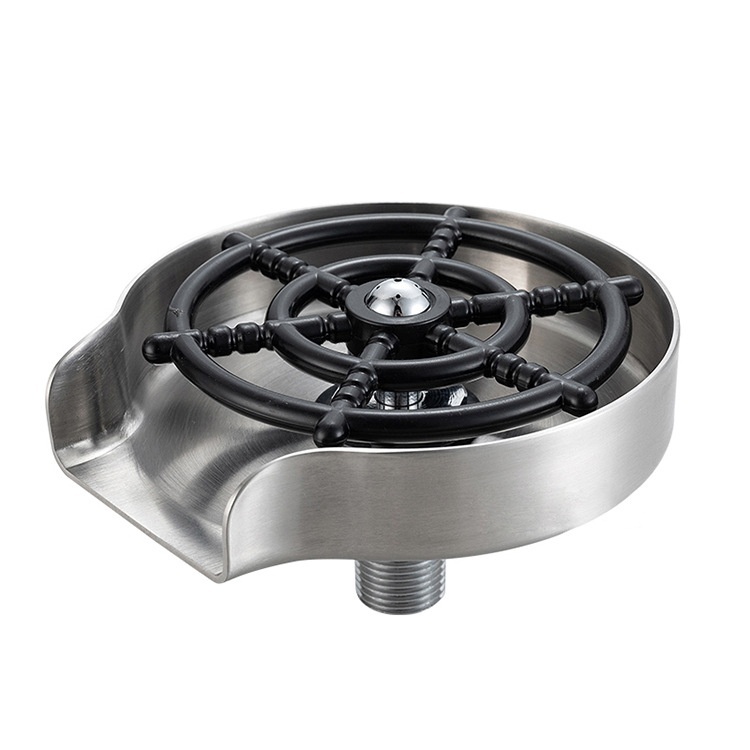 High Pressure Cup Cleaner Sink Bar Counter Home Press Automatic Cup Cleaner - Image 3