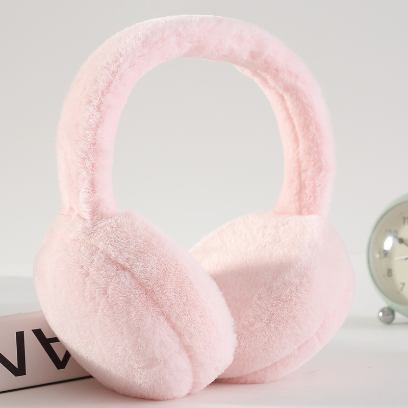 Faux Rabbit Fur Plush Bluetooth Warm Earmuffs - Image 4