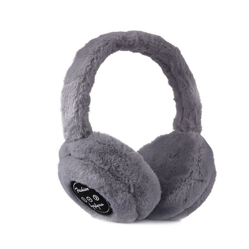Faux Rabbit Fur Plush Bluetooth Warm Earmuffs - Image 3