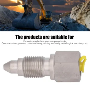 E181 2013 Excavator Grease Valve Stainless Steel E181 2013 Grease Valve Part for HYUNDAI Excavator Stainless Steel Grease Valve