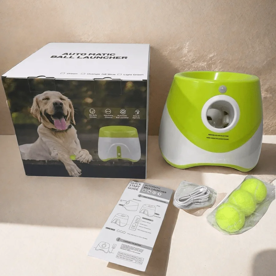 Dog Launcher Automatic Dogs Chase Toy Tennis Throwing Pinball Machine Fun Interactive Throw Rechargable Catapult USB Charging - Image 10