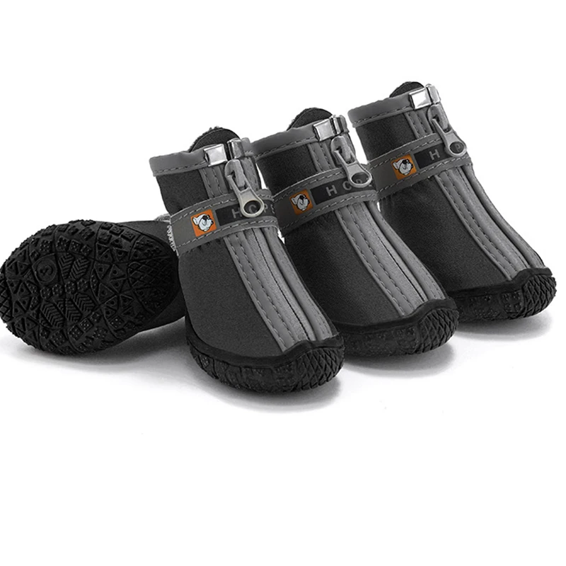 Dog Shoes Non-Slip Soles Thick Plush Protection Paw Pet Shoes Warm For Dog Non-Slip Dog Shoes Breathable Climbing Pets Booties - Image 8