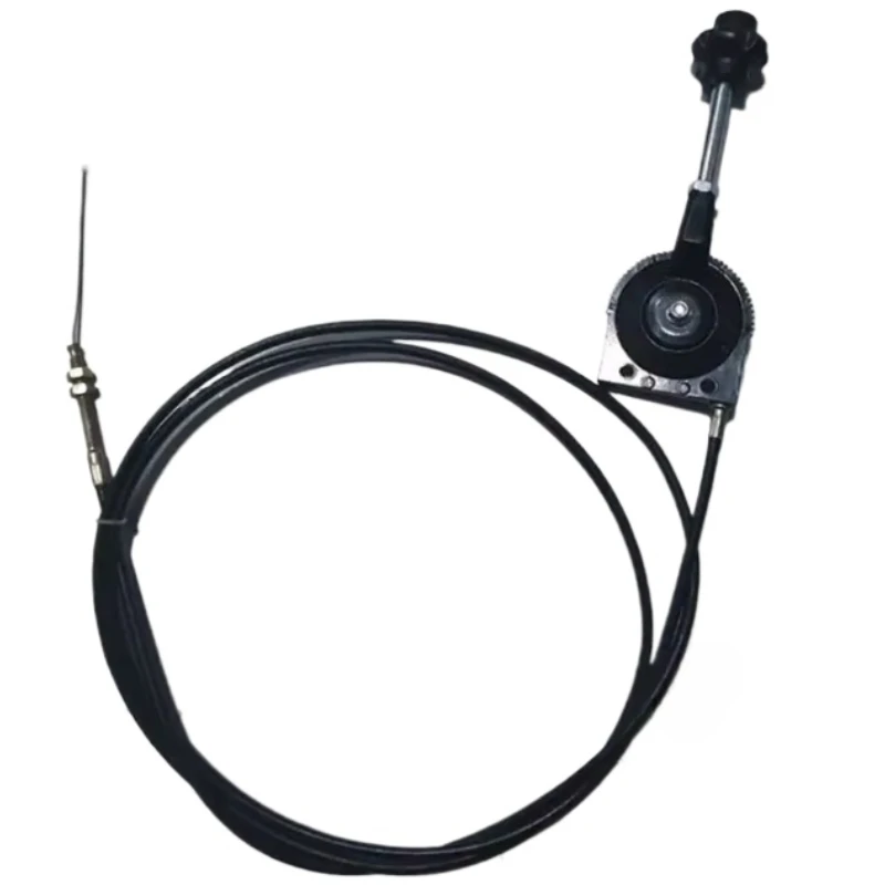 Hand Throttle Control for Excavator Harvester Tractor Ship Manure Spreader Throttle Cable Assembly Self-locking Controller