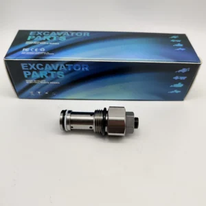 Distributor main gun overflow valve check safety valve suitable for Sany SY75, 65, 95 excavator parts