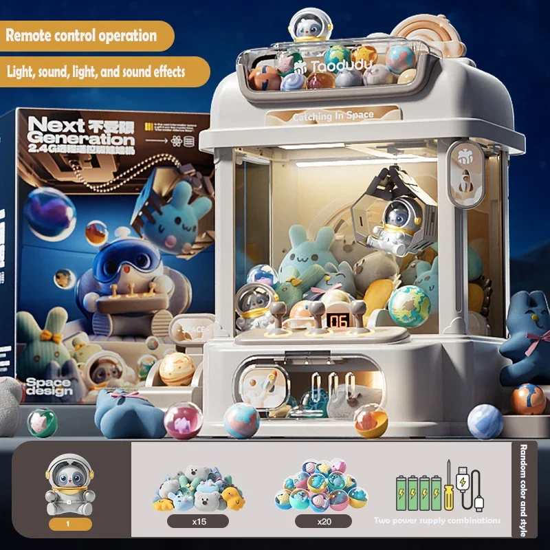 Big Size DIY Doll Machine Kids Coin Operated Play Game Mini Claw Catch Toy Crane Machines Music Doll Children Xmas Gifts Toys - Image 9