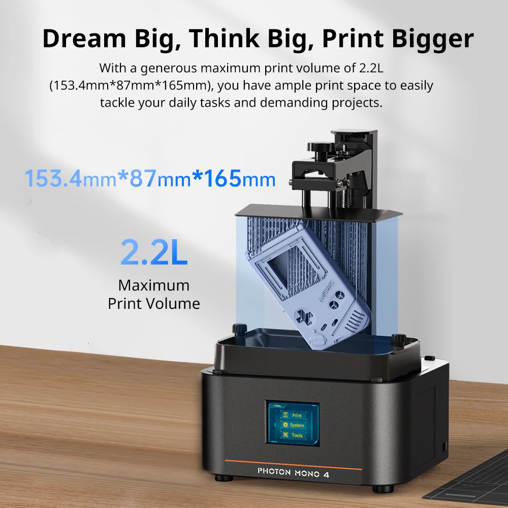 ANYCUBIC Photon Mono 4 AE Version LCD UV Resin 3D Printer with 7" 10K high-definition screen High-Speed 3D Printing 153×87×165mm - Image 3
