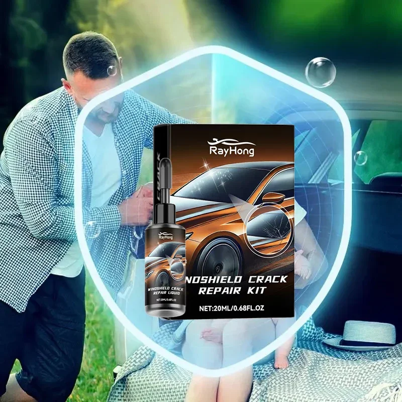 Windshield Crack Repair Fluid Car Window Repair Resin Windscreen Scratch Crack Restore Fluid Glass Curing Glue Car Accessories - Image 6