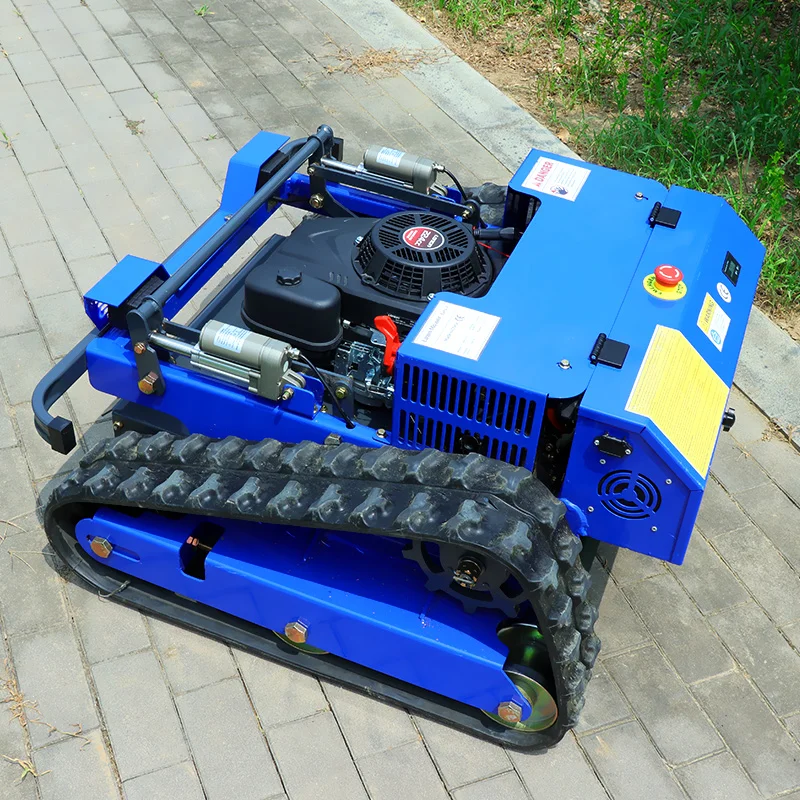 Customized CE EPA all terrain lawn mower, agricultural rubber track remote control robot lawn mower - Image 6
