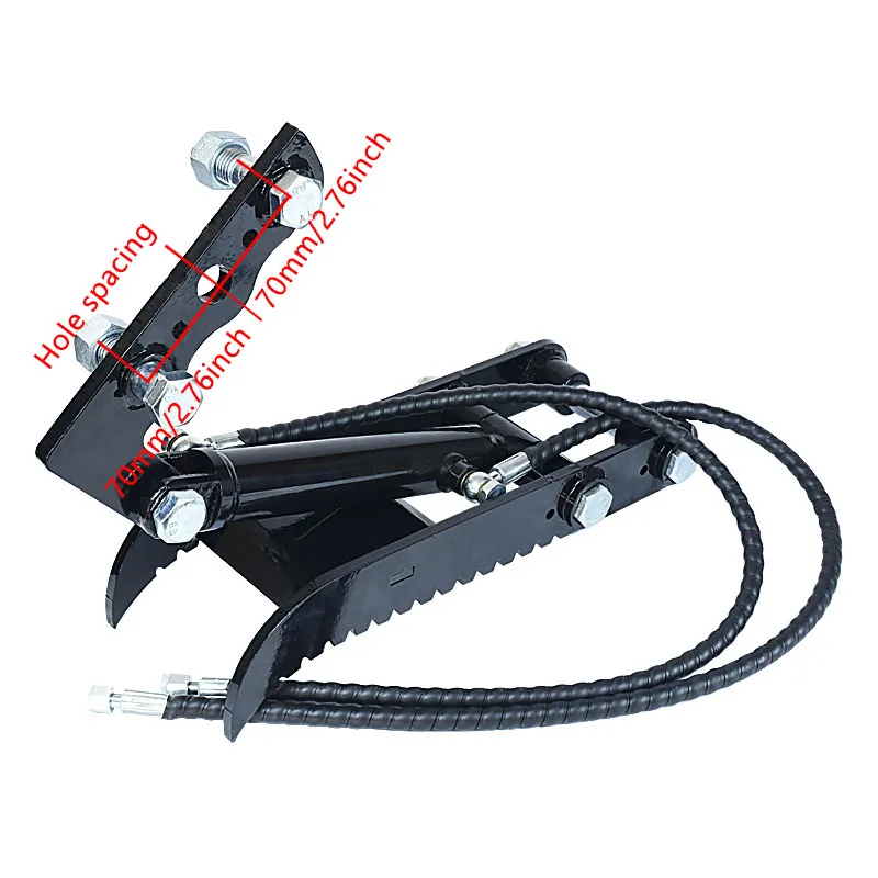 Hydraulic Thumb Clamp For Mini Excavator, Mini Excavator Attachments - Metal Grab Thumb Clamp With L-Bracket - Image 4