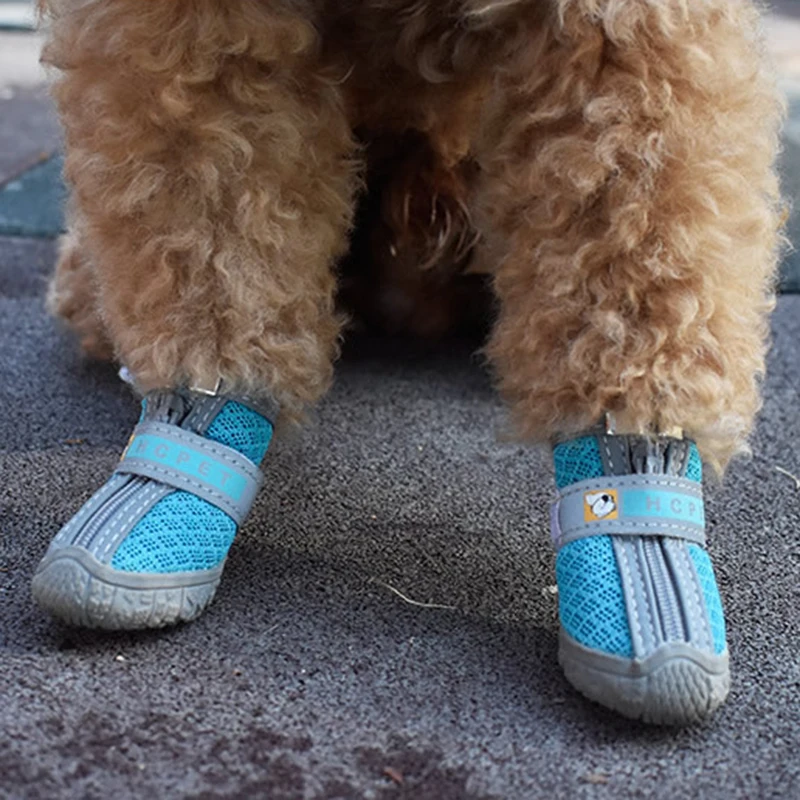 Dog Shoes Non-Slip Soles Thick Plush Protection Paw Pet Shoes Warm For Dog Non-Slip Dog Shoes Breathable Climbing Pets Booties - Image 2