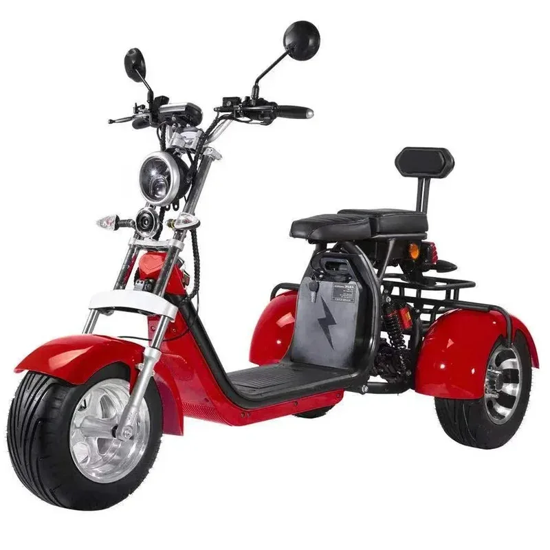 Factory Hot Selling High Speed Scooter 2000w Scooters Tricycle Citycoco Lithium Battery 60v 20ah 30ah 40ah Electric Vehicle Tric