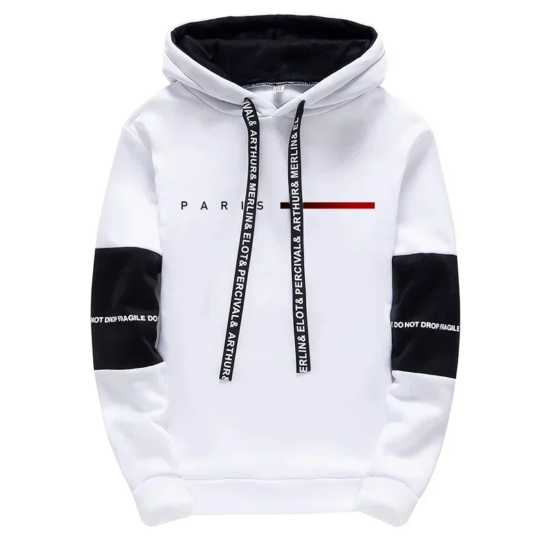 Men's Hooded Sweatshirts Sweatpants Paris Fashion Hoodie Streetwear Male All Season Daily Casual Sports Pullover Jogging Pants - Image 2