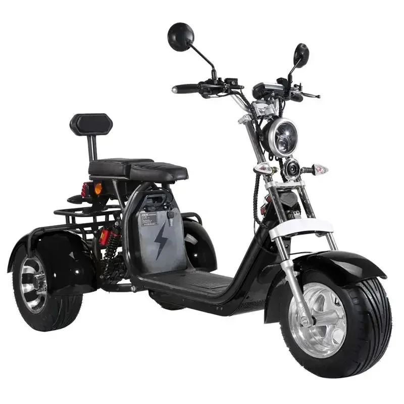 Factory Hot Selling High Speed Scooter 2000w Scooters Tricycle Citycoco Lithium Battery 60v 20ah 30ah 40ah Electric Vehicle Tric - Image 2