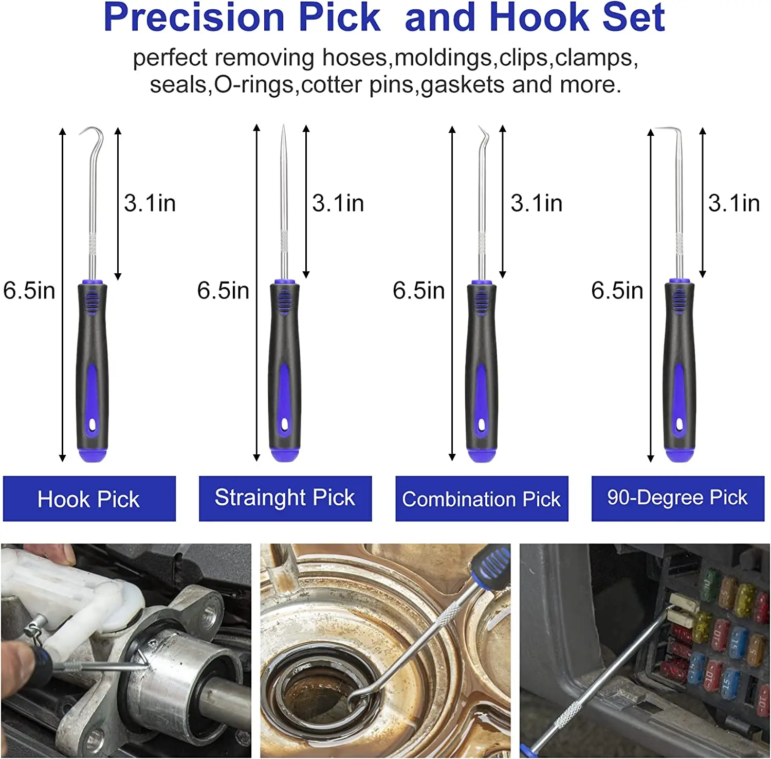 Car Interior Disassembly Tool Trim Removal Tools Kit Auto Removal Tool Kit Door Panel Radio Stereo Audio Dash Terminal Removal - Image 5