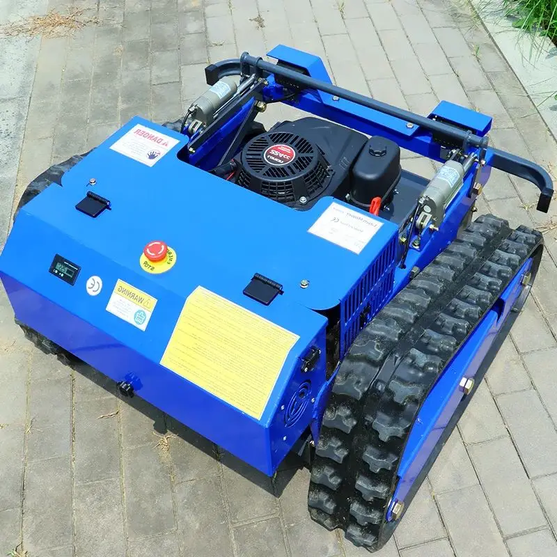 Customized CE EPA all terrain lawn mower, agricultural rubber track remote control robot lawn mower - Image 5