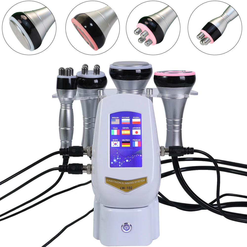 40K Cavitation Machine 4-1 Ultrasonic RF Body Shaping Lose Weight Multipolar Slimming Facial Skin Tightening Lifting Device - Image 3