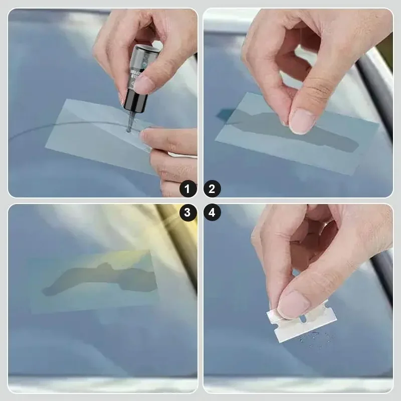 Windshield Crack Repair Fluid Car Window Repair Resin Windscreen Scratch Crack Restore Fluid Glass Curing Glue Car Accessories - Image 4
