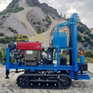 100 Meter Drilling Rig Machine Small Borehole Mini 200m Water Well Drill Rig Machine Crawler Chassis Drilling Rig