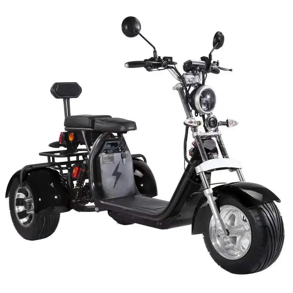 Factory Hot Selling High Speed Scooter 2000w Scooters Tricycle Citycoco Lithium Battery 60v 20ah 30ah 40ah Electric Vehicle Tric - Image 7