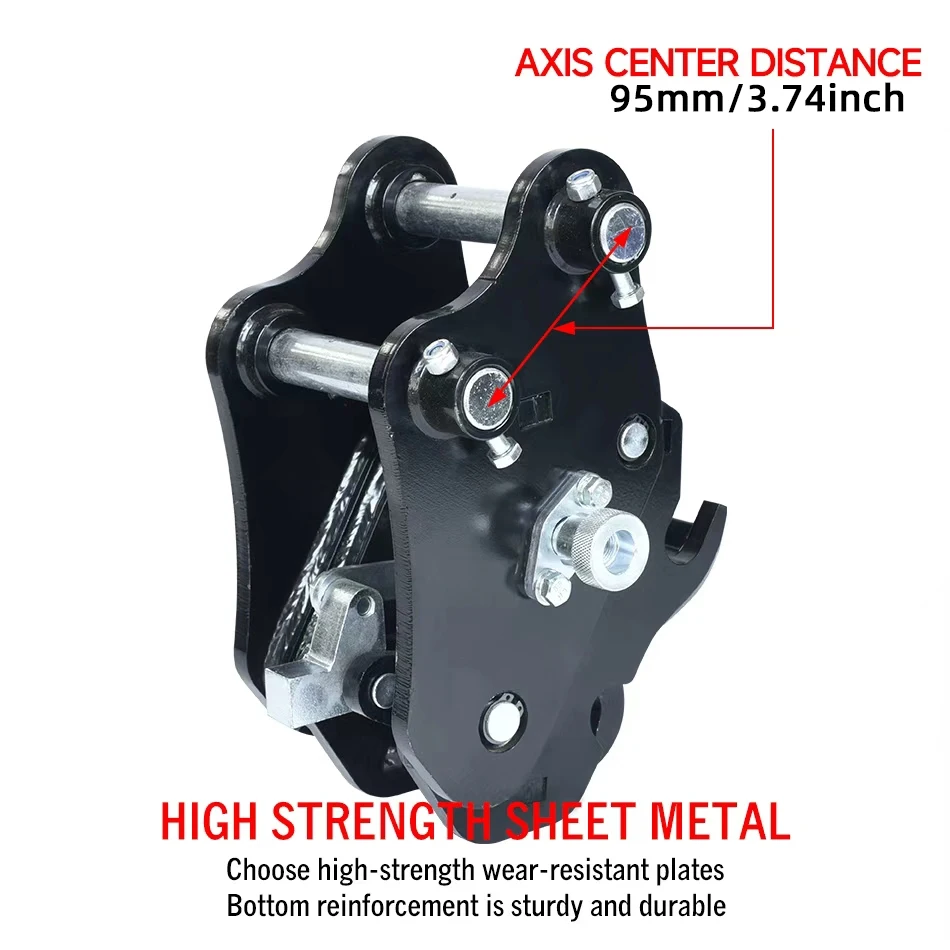 Semi Automatic Quick Change Hitch Backhoe Attachment for 1T-1.5T Mini Excavators Excavator Accessory Quick Hitch Quick Connect - Image 2