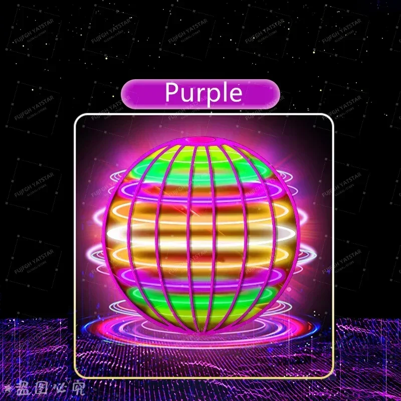 Flying Ball Children's Hand Controlled Color LED Cosmic Globe 360 ° Rotating Suspension Ball Suitable for Indoor and Outdoor Toy - Image 7