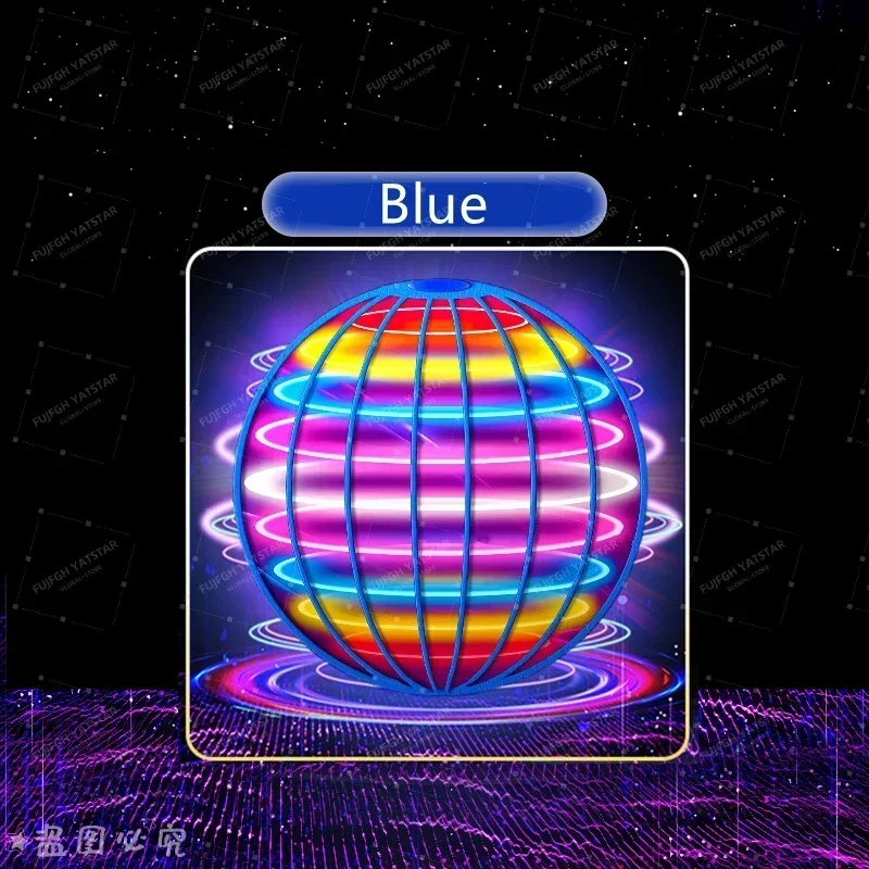 Flying Ball Children's Hand Controlled Color LED Cosmic Globe 360 ° Rotating Suspension Ball Suitable for Indoor and Outdoor Toy - Image 8