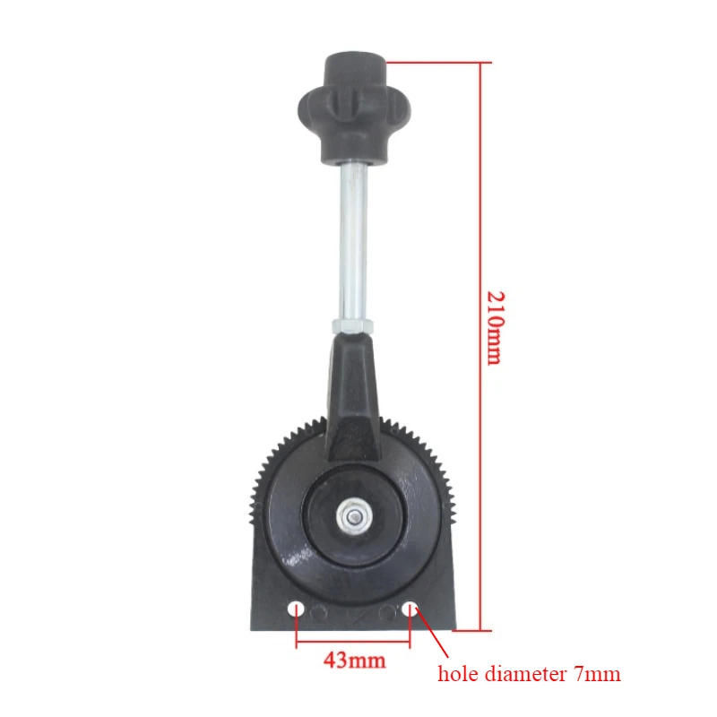 Hand Throttle Control for Excavator Harvester Tractor Ship Manure Spreader Throttle Cable Assembly Self-locking Controller - Image 3