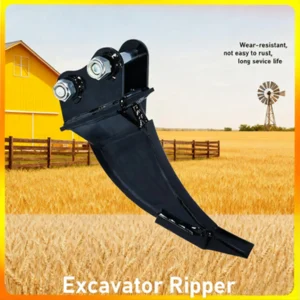 Mini Excavator Ripper Small Excavator Loosener Attachments Small Digger Steel Ripper For Family Farm Digging Garden Work