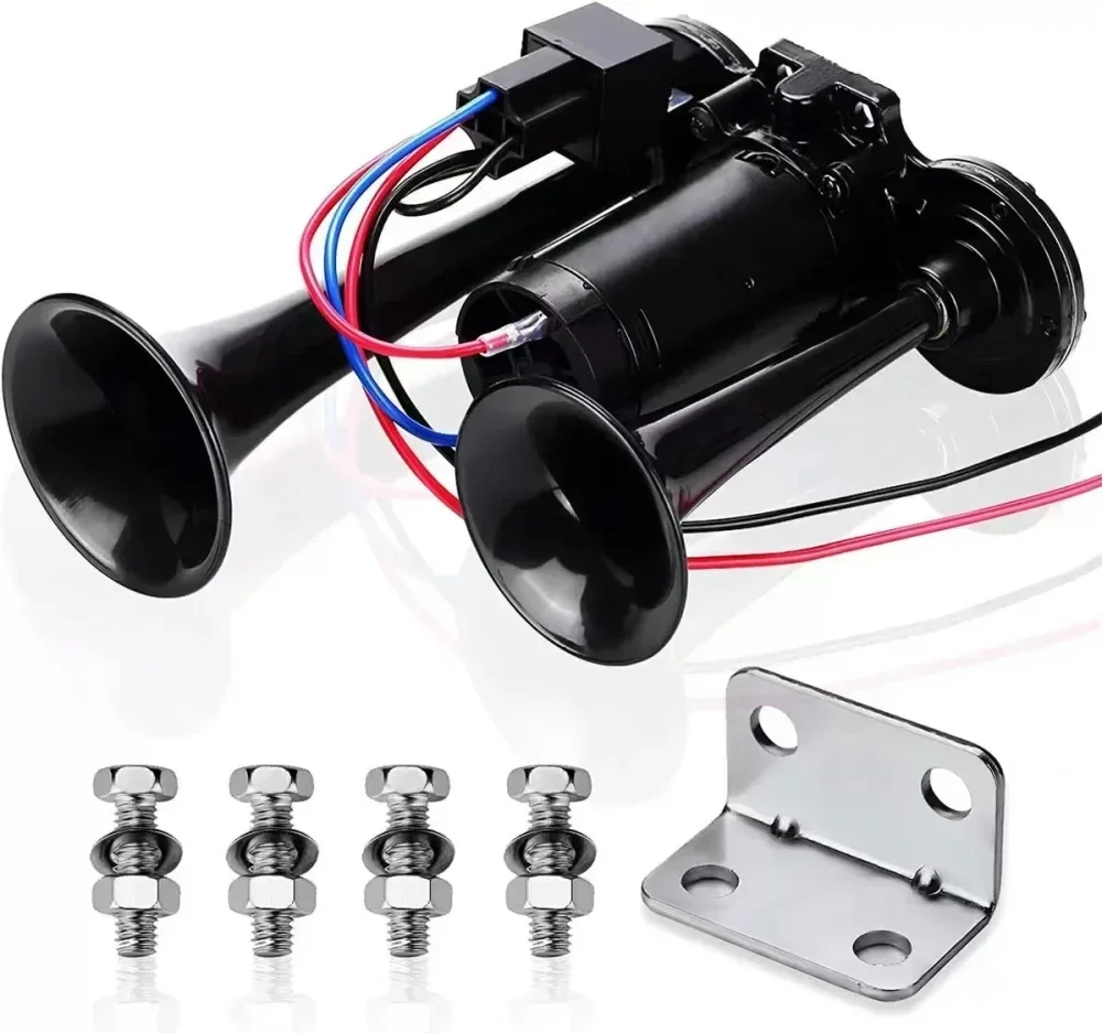 600DB Horn 12V Super Loud Car Electric Horn Dual Trumpets Air Horn Speaker For Car SUV Vehicle Boat Train Motorcycle RV Truck - Image 7