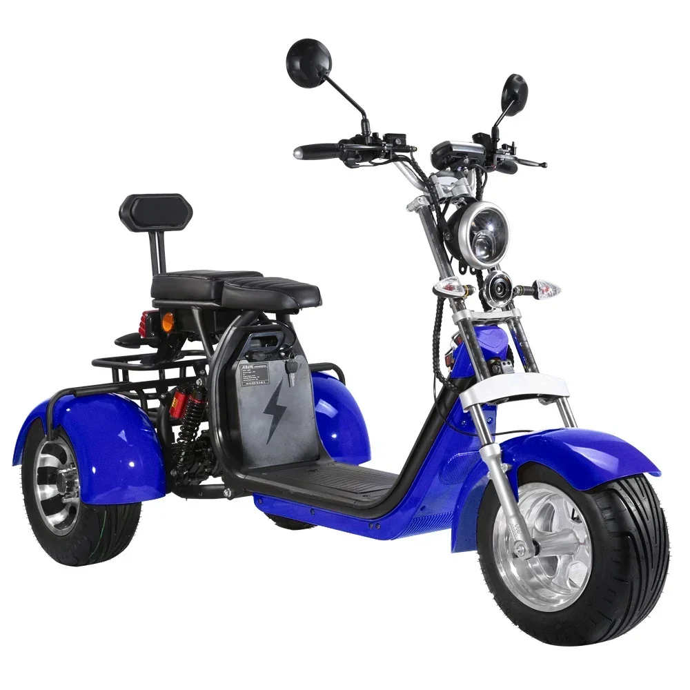 Factory Hot Selling High Speed Scooter 2000w Scooters Tricycle Citycoco Lithium Battery 60v 20ah 30ah 40ah Electric Vehicle Tric - Image 13