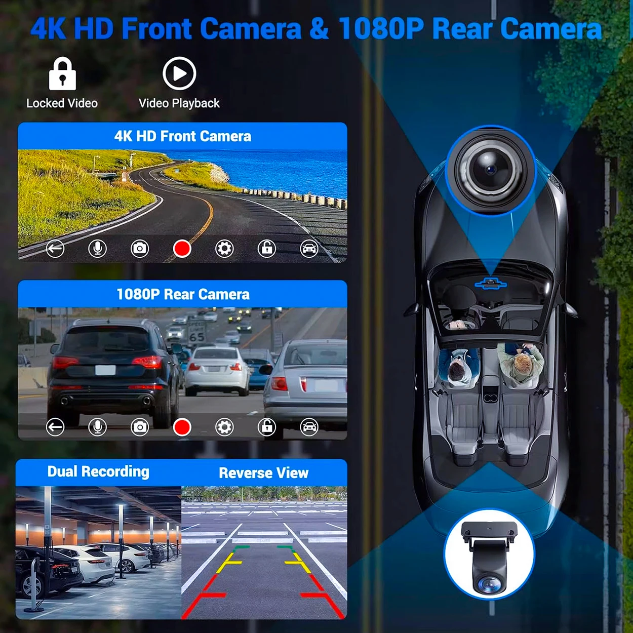 Pionray 7/10 inches android auto Universal Portable CarPlay for Car Screen Car Radio Video Wireless Carplay Screen for Apple - Image 6