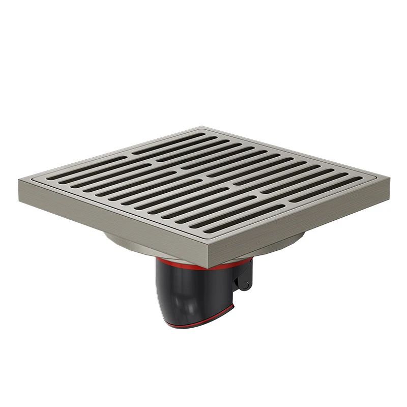 VGX Brass Floor Drain Stripe Anti-Odor Drain Valve Cover Shower Trap Drains Kitchen Bathroom Laundry Room Bathroom Accessories - Image 9