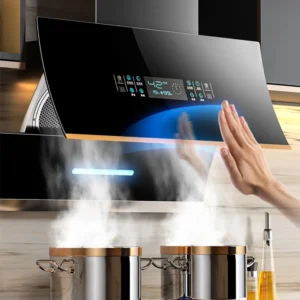 900MM Range Hood for Kitchen Exhaust Hood Suction Host Built-in Hood Side Suction Range Hood Automatic Cleaning Exhaust Hood