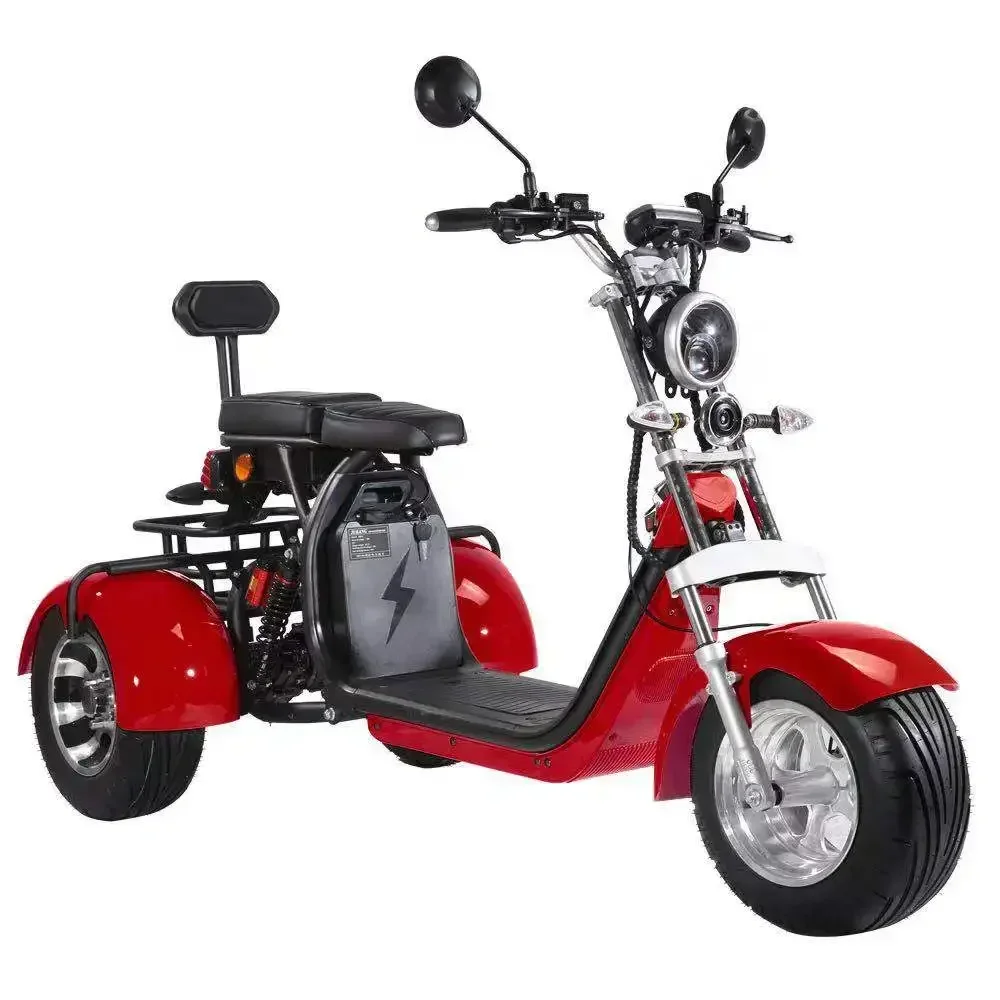 Factory Hot Selling High Speed Scooter 2000w Scooters Tricycle Citycoco Lithium Battery 60v 20ah 30ah 40ah Electric Vehicle Tric - Image 8