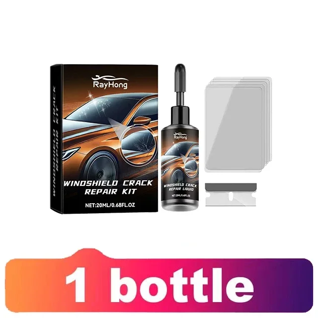 Windshield Crack Repair Fluid Car Window Repair Resin Windscreen Scratch Crack Restore Fluid Glass Curing Glue Car Accessories - Image 7