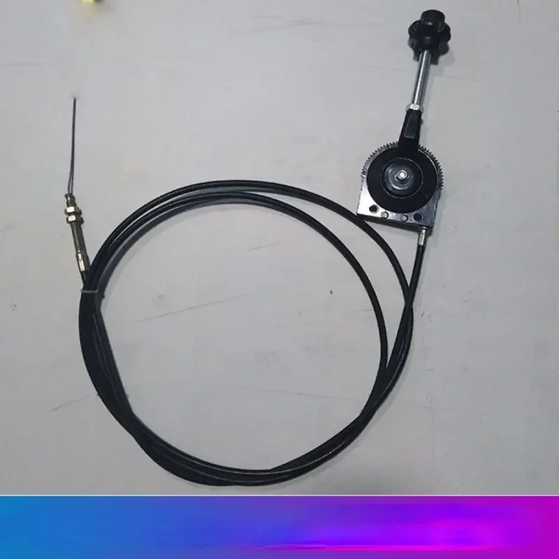 Hand Throttle Control for Excavator Harvester Tractor Ship Manure Spreader Throttle Cable Assembly Self-locking Controller - Image 7