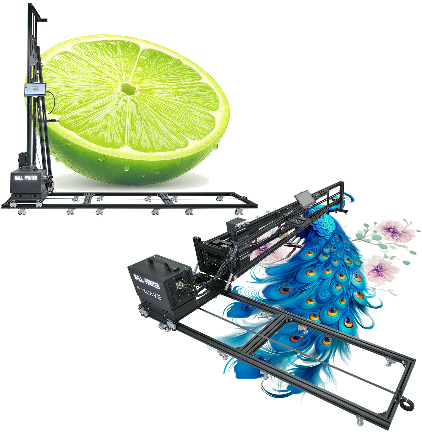 3d Vertical Floor and Wall Printer 2 in 1 Wall Printing Machine Ground Printing Glass Wood Ceramic Printing +7 Color UV Ink - Image 4