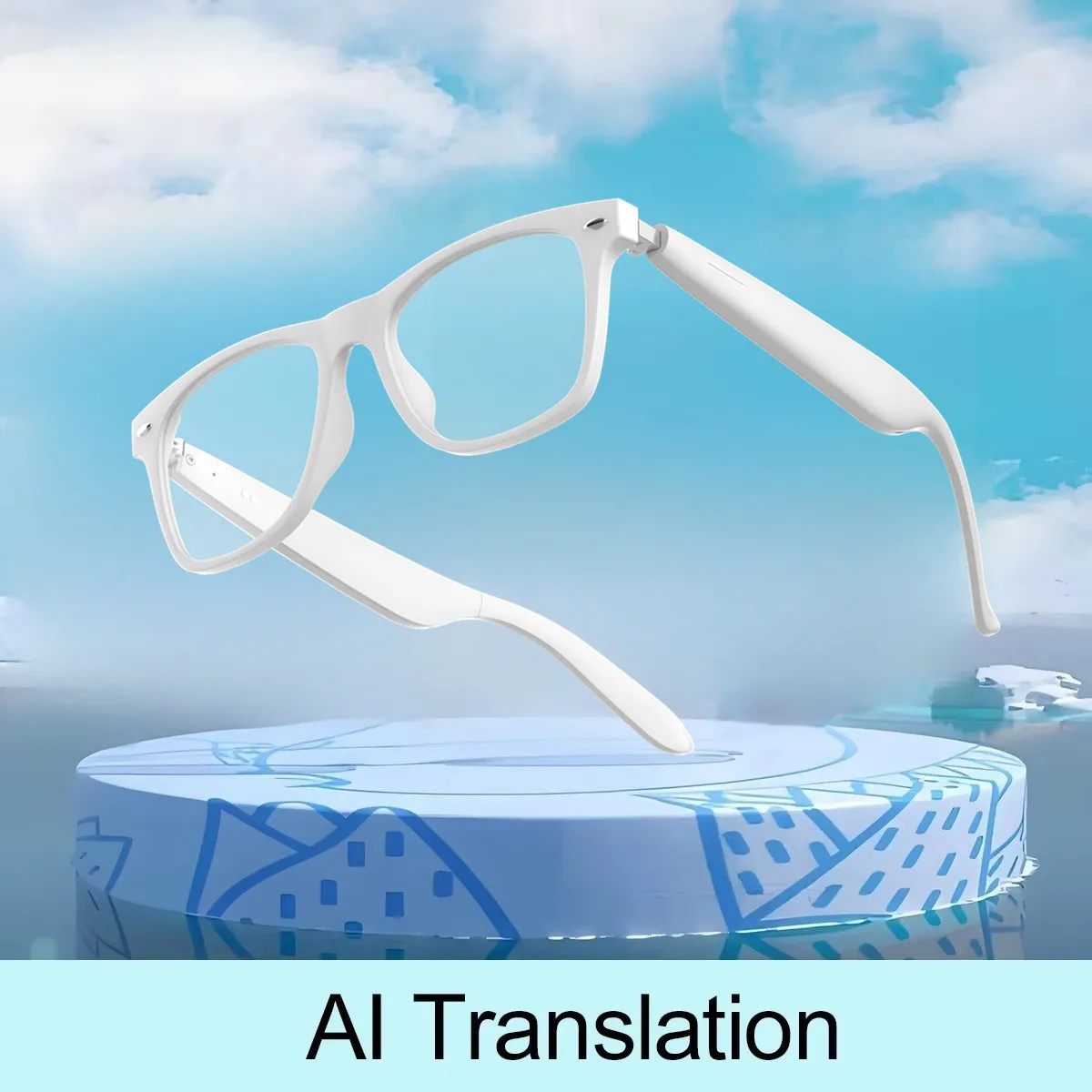 2026 New AI Translation Smart Glasses Bluetooth Call Headphones UV Protective Lenses Connected Bezel Outdoor Sports Sunglasses - Image 10