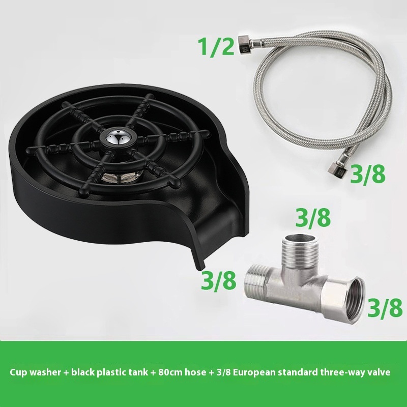 High Pressure Cup Cleaner Sink Bar Counter Home Press Automatic Cup Cleaner - Image 7