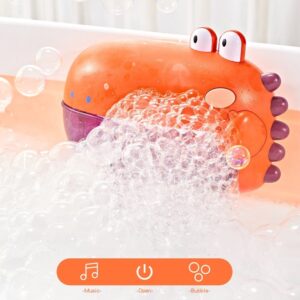 Baby Bath Toys for Toddlers, Crab Bath Bubble Maker Wind-up Poor Toys for Kid, Bathtub Toys As Birthday for Boys Girls