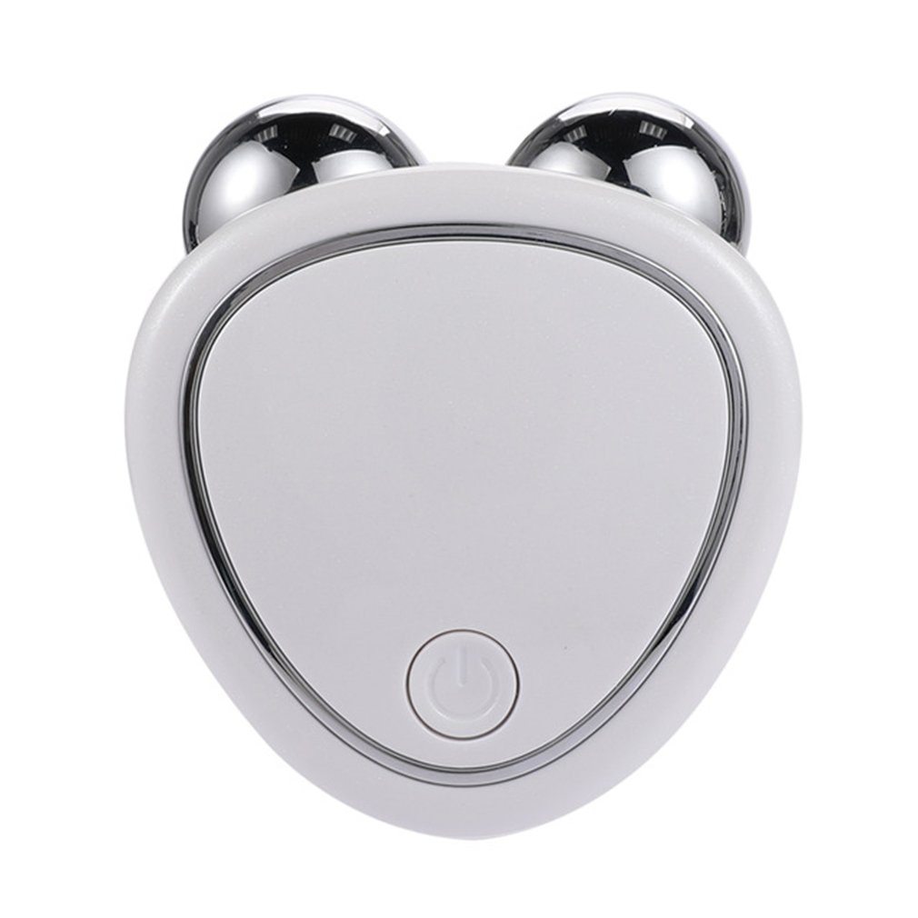 Portable Facial Micro-current Beauty Instrument For Lifting Thinning And Reducing Edema With Double Roller Massager - Image 2