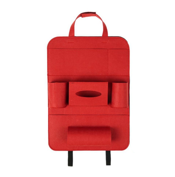 Auto Car Backseat Organizer Car-Styling Holder Multi-Pocket Seat Wool Felt Storage Multifunction Vehicle Accessories Bag - Image 6