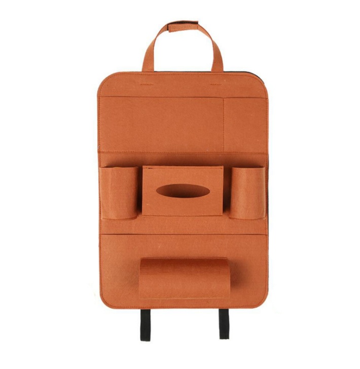 Auto Car Backseat Organizer Car-Styling Holder Multi-Pocket Seat Wool Felt Storage Multifunction Vehicle Accessories Bag - Image 2
