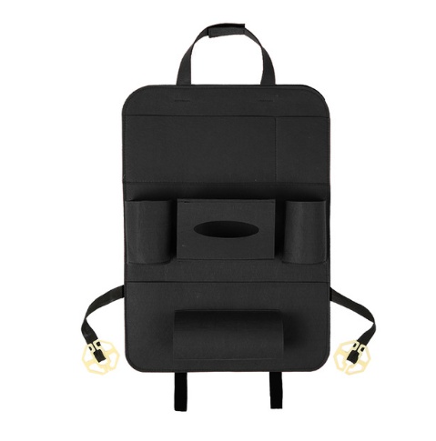 Auto Car Backseat Organizer Car-Styling Holder Multi-Pocket Seat Wool Felt Storage Multifunction Vehicle Accessories Bag - Image 7