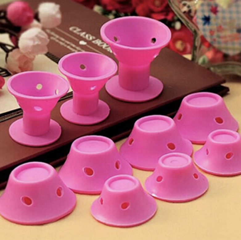 Soft Rubber Magic Hair Care Rollers Silicone Hair Curlers No Heat Hair Styling Tool - Image 3