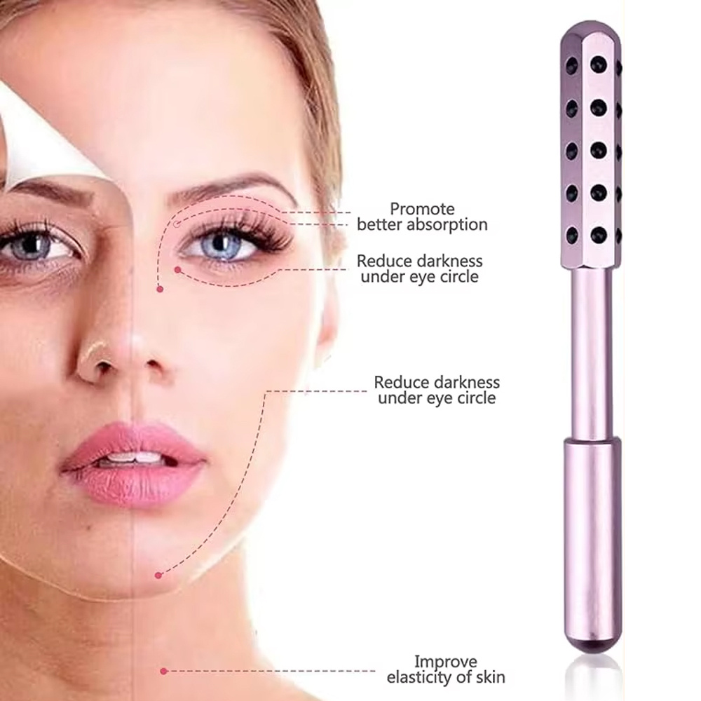 30 Germanium Beauty Stick Massage Beauty Stick Facial Roller Face Lift Bar Anti Wrinkle Facial Massager Skin Care Tool Derma Rolling Face Massage Roller Wand - Image 5