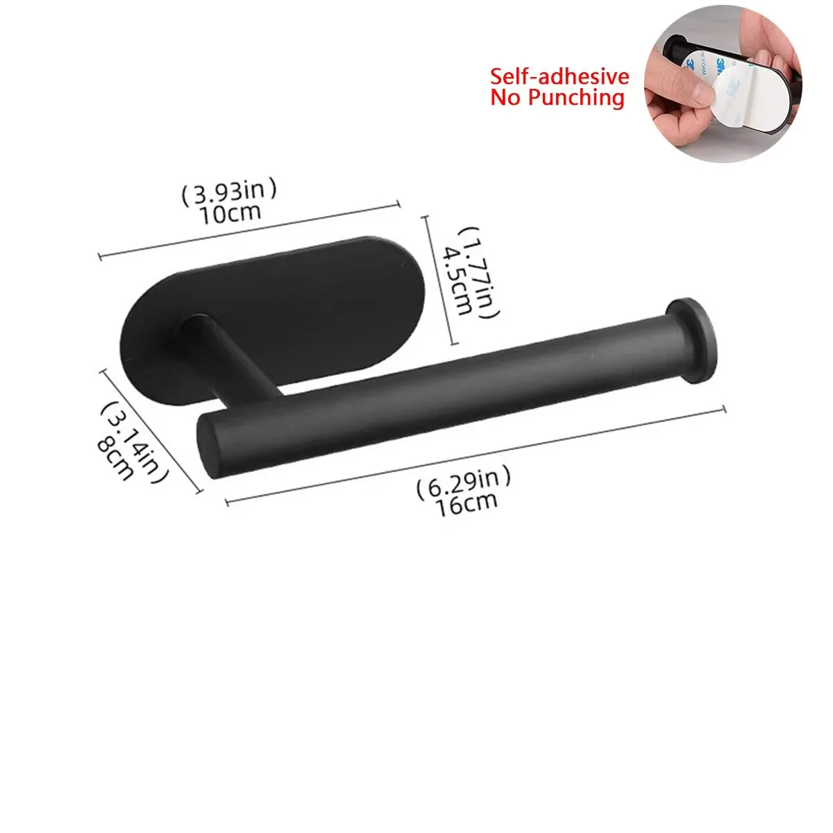 Black Gold Toilet Paper Holder Bathroom Wall Mount Multifunction WC Paper Phone Holder Shelf Towel Roll Shelf Accessories - Image 18