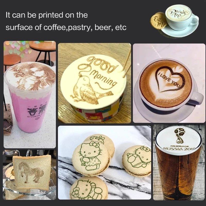 EVEBOT 3D Latte Art Coffee Printer Machine Automatic Beverages Food Selfie With WIFI Connection Printing Edible Ink Cartridges - Image 2